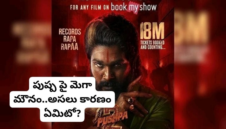 పుష్ప పై మెగా మౌనం..అసలు కారణం ఏమిటో?