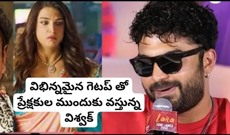 విభిన్నమైన గెటప్ తో ప్రేక్షకుల ముందుకు వస్తున్న విశ్వక్