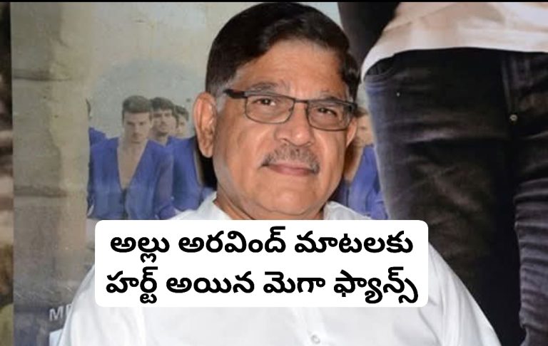 అల్లు అరవింద్ మాటలకు హర్ట్ అయిన మెగా ఫ్యాన్స్