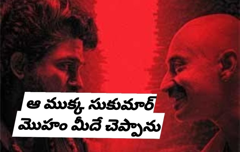 ఆ ముక్క సుకుమార్ మొహం మీదే చెప్పాను