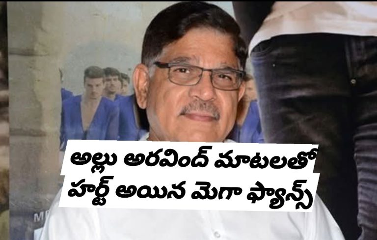 అల్లు అరవింద్ మాటలతో హర్ట్ అయిన మెగా ఫ్యాన్స్